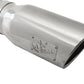 aFe Atlas Exhausts 5in DPF-Back Aluminized Steel Exhaust 2015 Ford Diesel V8 6.7L (td) Polished Tip