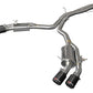 aFe 18-20 Audi RS5 Coupe MACH Force-Xp 3in to 2.5in 304 SS Axle-Back Exhaust System-Quad Carbon Tips