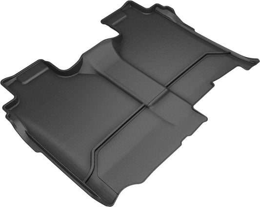 3D MAXpider 2019-2020 GMC/Chevrolet Sierra 1500/Silverado 1500 Kagu 2nd Row Floormats - Black