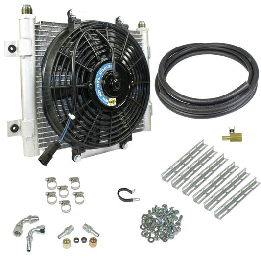 BD Diesel Xtruded Trans Oil Cooler - 5/16 inch Cooler Lines