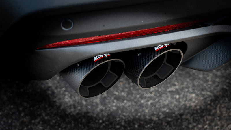 Borla 2024 Ford Mustang GT 5.0L V8 3 in S-Type Catback Non-Active Exhaust- Carbon Fiber Quad Tip