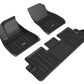 3D MAXpider 2020-2022 Tesla Model 3 Elitect 1st & 2nd Row Floormats - Black