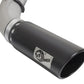 aFe Atlas Exhaust 5in DPF-Back Al Steel 2016 Nissan Titan XD V8-5.0L Black Tip