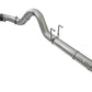 aFe Large Bore-HD 5in DPF Back 409 SS Exhaust System w/Black Tip 2017 Ford Diesel Trucks V8 6.7L(td)