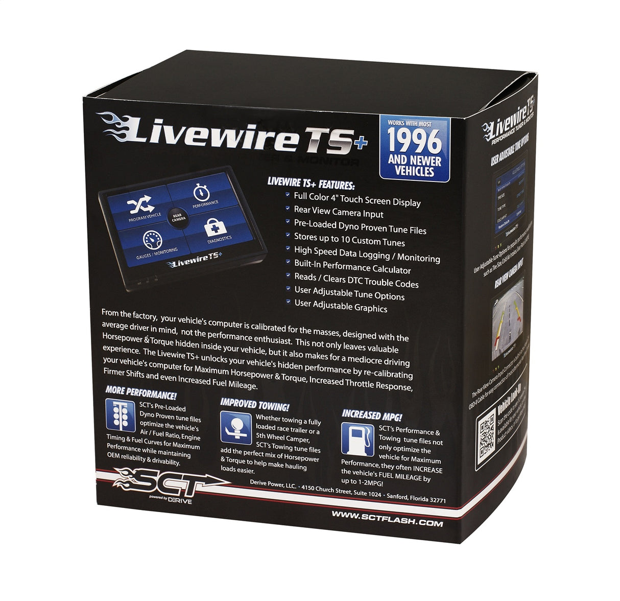 Livewire TS+ Programmer 96-14 Ford Gas or Diesel Vehicle SCT Performance