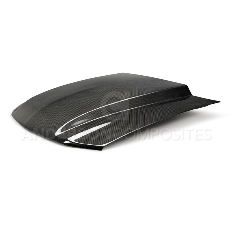 Anderson Composites 2013-2014 Ford Mustang Type-CJ Carbon Fiber Cowl Hood