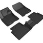 3D MAXpider 21-24 Ford Bronco Sport Kagu 1st / 2nd Row Floormats - Black