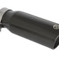 aFe MACH Force-Xp 409 Stainless Steel Clamp-on Exhaust Tip 3in Inlet 4in Outlet - Black