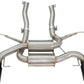 aFe MACHForce XP 2.5in Axle Back Stainless Exhaust w/ Black Tips 07-13 BMW 335i 3.0L L6 (E90/92) N55