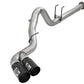 aFe Power 15-16 Ford F250/F350 6.7L Diesel Rebel XD 4in 409 SS DPF-Back Exhaust System - Black Tips