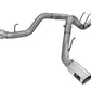 aFe Large Bore-HD 4in 409 Stainless Steel DPF-Back Exhaust w/Polished Tips 15-16 Ford Diesel Truck