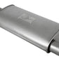 aFe Scorpion Replacement Alum Steel Muffler Double Layer 2-1/2in In/Out Center/Offset 18inL x9inW