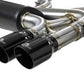 aFe MACH Force-Xp 3.5in. 304 SS C/B Exhaust System 15-18 BMW X5 M (F85) V8-4.4L (tt) - Black Tip