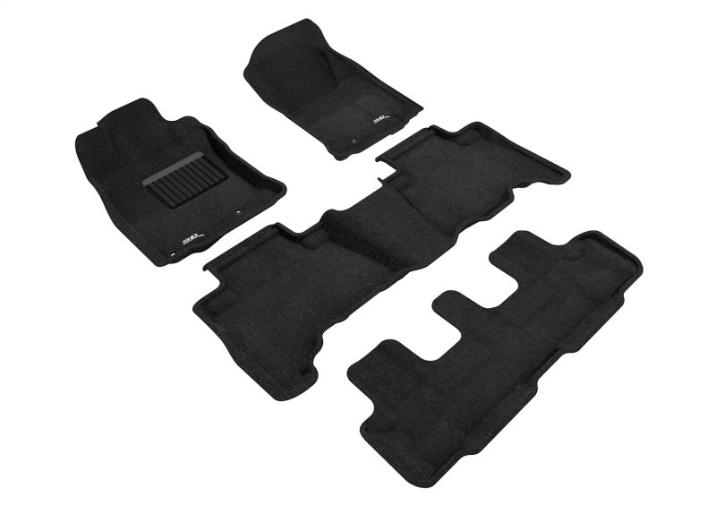 3D Maxpider 13-24 Toyota 4Runner 7-Seat Elegant Black R1 R2 R3 (Post)