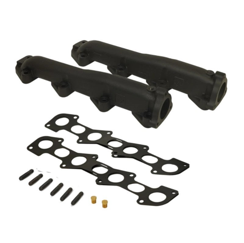 BD Diesel 08-10 Ford F-250/F-350/F-450/F-550 Powerstroke 6.4L Up Pipes Kit w/Manifold Set