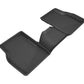 3D MAXpider 2017-2020 Jeep Compass Kagu 2nd Row Floormats - Black