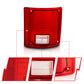 ANZO 1978-1991 Chevy Blazer Taillight Red/Clear Lens w/o Chrome Trim Fleetside (OE Replacement)