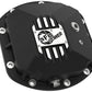 aFe Street Series Dana 30Front Differential Cover Black w/ Machined Fins 97-18 Jeep Wrangler