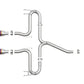 aFe Takeda 2-1/2in 304 SS Axle-Back Exhaust w/Blue Flame Tips 17-20 Honda Civic Sport L4-1.5L (t)