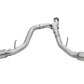 aFe Atlas Exhaust 4in DPF-Back Exhaust Aluminized Steel Polished Tip 11-14 ford Diesel Truck V8-6.7L