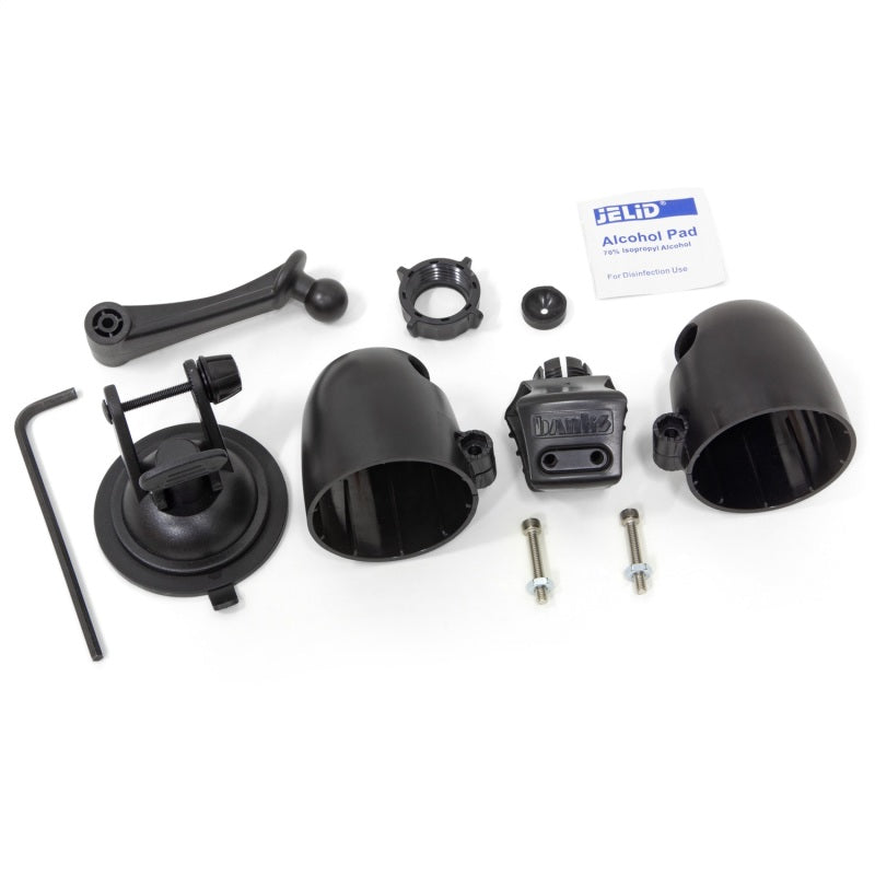 Banks Power Dual Gauge Pod Suction Mount For iDash 1.8 And 52mm Gauges