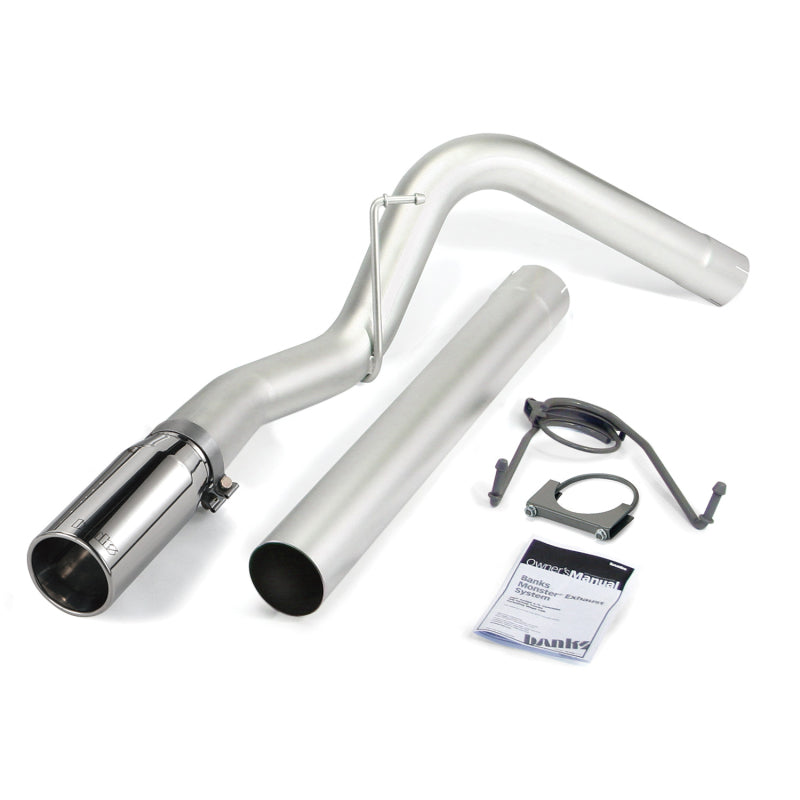 Banks Power 14-15 Dodge Ram 6.7L CCSB Monster Exhaust System - SS Single Exhaust w/ Chrome Tip