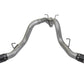 aFe LARGE BORE-HD 4in 409-SS DPF-Back Exhaust w/Dual Black Tips 2017 GM Duramax V8-6.6L (td) L5P