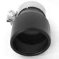 aFe MACH Force-XP 409 SS Single Wall Universal Clamp On Exhaust Tip - Black