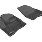 3D MAXpider 2010-2019 Ford Taurus Kagu 1st Row Floormat - Black