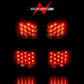 ANZO 2000-2006 Chevrolet Suburban LED Taillights Red/Clear