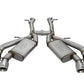 aFe MACHForce XP 3in 304 SS Axle-Back Dual Exhaust (NPP) w/ Polished Tips 16-17 Camro SS V8-6.2L