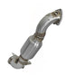 aFe 09-13 MINI Cooper S (R56) L4 1.6L (t) Twisted Steel Down Pipe 2-1/2in 304 Stainless Steel w/ Cat