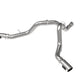 aFe Large Bore-HD 4in 409SS DPF-Back Exhaust System w/Polished Tips 20 GM Diesel Trucks V8-6.6L