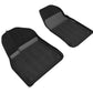 3D MAXpider 19-21 Porsche Cayenne 2021 Cayenne GTS Elegant Hybrid 1st Row Floormat - Black