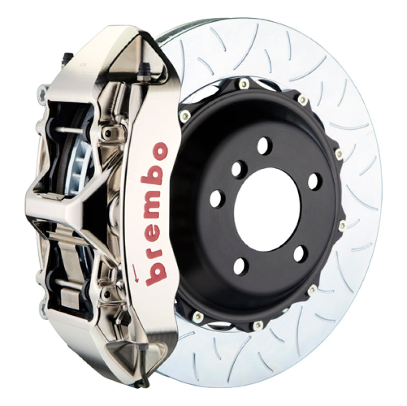 Brembo 01-04 996 C4S Front GTR BBK 6 Piston Billet 380x34 2pc Rotor Slotted Type3-Nickel