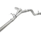 aFe Atlas Exhaust 4in DPF-Back Exhaust Aluminized Steel Polished Tip 11-14 ford Diesel Truck V8-6.7L