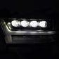 AlphaRex 19-20 Ram 1500HD NOVA LED Proj Headlights Plank Style Chrome w/Activ Light/Seq Signal/DRL