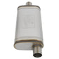 aFe MACHForce XP SS Muffler 2.5in Center Inlet / 2.5in Offset Outlet 18in L x 9in W x4in H Body