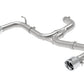 aFe 18-20 VW GTI (MK7.5) 2.0L MACH Force-Xp 3in to 2.5in 304 SS Axle-Back Exhaust System- Pol. Tips