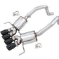 AWE Tuning 14-19 Chevy Corvette C7 Z06/ZR1 Touring Edition Axle-Back Exhaust w/Black Tips