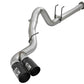 aFe Rebel XD 4in SS DPF-Back Exhaust 17-18 FOrd Diesel Trucks V8-6.7L (td) w/ Dual Black Tips