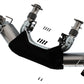 Borla 2020 Chevrolet Corvette C8 6.2L ATAK 3in Exhaust System Dual Round Angle Cut Carbon Fiber Tips