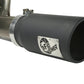 aFe MACHForce XP Exhaust Cat-Back SS-409 4in Black Tip 11-12 Ford F-150 EcoBoost V6-3.5L (tt)