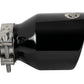 aFe MACH Force-Xp 409 SS Clamp-On Exhaust Tip 2.5in. Inlet / 4in. Outlet / 6in. L - Black