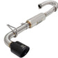 aFe Takeda 11-16 Scion TC 2.5L 2 1/4-2 1/2in Stainless Steel Axle-Back Exhaust w/Black Tip