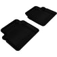 3D MAXpider 2007-2011 Chevrolet Aveo Kagu 2nd Row Floormats - Black