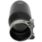 aFe MACH Force-Xp Universal 409 SS Single-Wall Clamp-On Exhaust Tip - Black