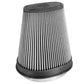 aFe Magnum FLOW Air Filter Pro DRY S (7-3/4x5-3/4in) F x (9x7in) B x (6x2-3/4in) T x (9-1/2in) H