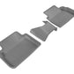 3D MAXpider 2017-2019 Subaru Impreza/Crosstrek Kagu 2nd Row Floormats - Gray