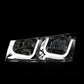 ANZO 2003-2006 Chevrolet Silverado 1500 Projector Headlights w/ U-Bar Chrome